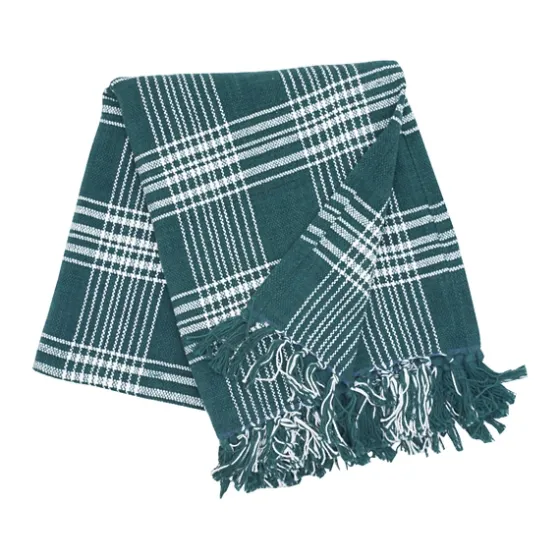 White Plaid Christmas Throw Blanket-Kirkland's Home Store