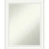 White Raised Frame Wall Mirror-Kirkland's Home Outlet