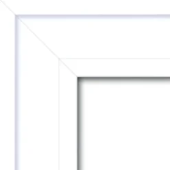 White Raised Frame Wall Mirror-Kirkland's Home Outlet