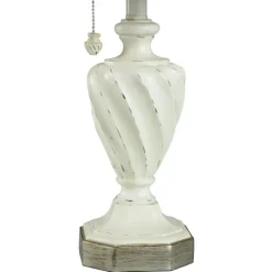 White Resin Swirl Table Lamp-Kirkland's Home Flash Sale