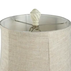 White Resin Swirl Table Lamp-Kirkland's Home Flash Sale