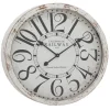 White Rustic Farmhouse Distressed Wall Clock-Kirkland's Home Cheap