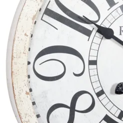 White Rustic Farmhouse Distressed Wall Clock-Kirkland's Home Cheap