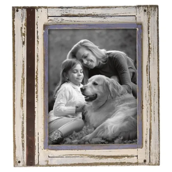 White Rustic Wooden Photo Frame, 8X10-Kirkland's Home Store