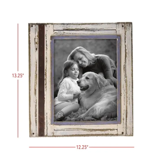 White Rustic Wooden Photo Frame, 8X10-Kirkland's Home Store