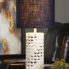 White School Of Fish Open Work Table Lamp-Kirkland's Home Outlet