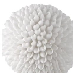 White Sea Shell Sphere Crystal Base Statue-Kirkland's Home Discount