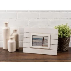 White Shiplap Picture Frame, 4X6-Kirkland's Home Fashion