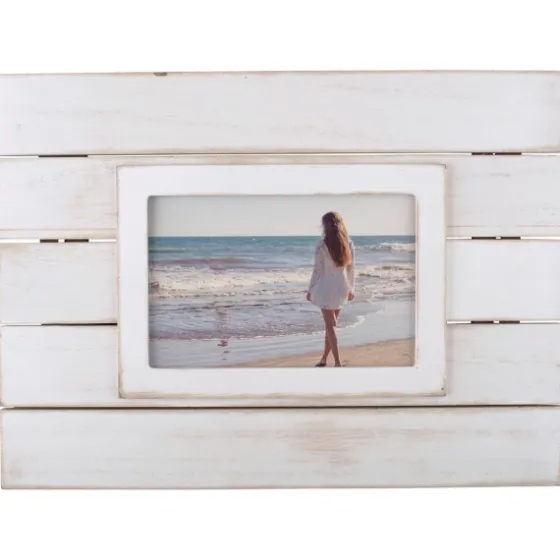 White Shiplap Picture Frame, 4X6-Kirkland's Home Fashion