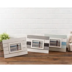 White Shiplap Picture Frame, 4X6-Kirkland's Home Fashion