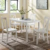 White Solid Wood 5-Pc. Dining Set-Kirkland's Home Fashion