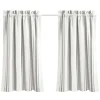 White Stripe Cafe Curtain Panel Set, 36 In.-Kirkland's Home Sale