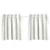 White Stripe Cafe Curtain Panel Set, 24 In.-Kirkland's Home Outlet