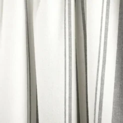 White Stripe Cafe Curtain Panel Set, 24 In.-Kirkland's Home Outlet
