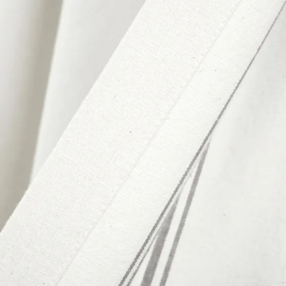 White Stripe Cafe Curtain Panel Set, 24 In.-Kirkland's Home Outlet