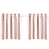 White Stripe Cafe Curtain Panel Set, 24 In.-Kirkland's Home Cheap