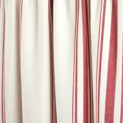 White Stripe Cafe Curtain Panel Set, 24 In.-Kirkland's Home Cheap