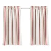 White Stripe Cafe Curtain Panel Set, 36 In.-Kirkland's Home Flash Sale