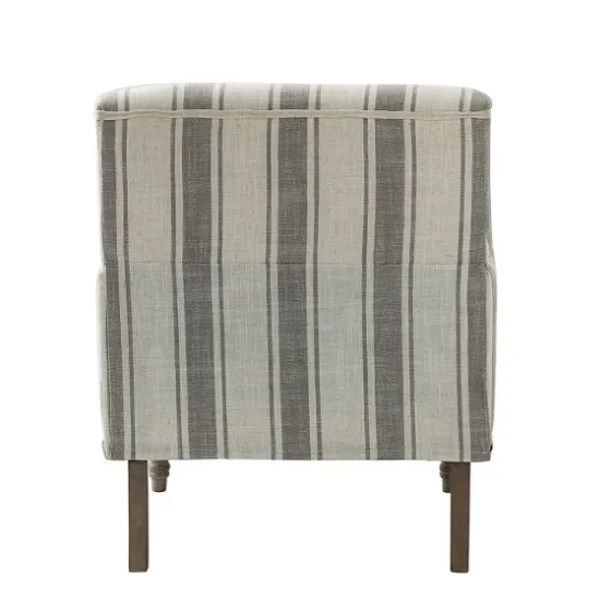 White Stripe Upholstered Accent Chair-Kirkland's Home Cheap