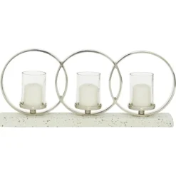 White Terrazzo Candle Holder Runner-Kirkland's Home Best