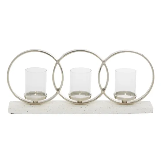 White Terrazzo Candle Holder Runner-Kirkland's Home Best