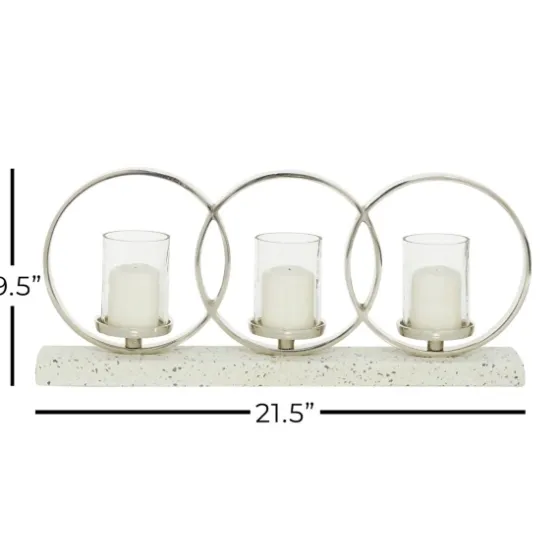 White Terrazzo Candle Holder Runner-Kirkland's Home Best
