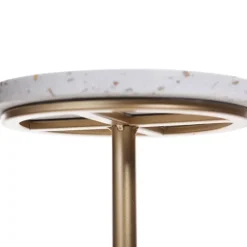 White Terrazzo Top And Base Accent Table-Kirkland's Home Cheap