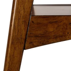 White Top And Pecan Wood Mid-Century Modern Table-Kirkland's Home Best