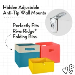 White Toy Organizer Cubby Bookshelf-Kirkland's Home Clearance