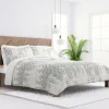 White Trellis Reversible 3-Pc. King Quilt Set-Kirkland's Home Cheap
