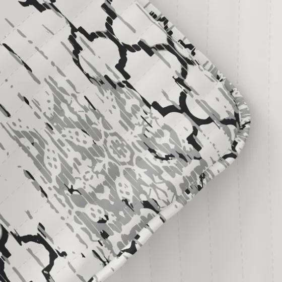 White Trellis Reversible 3-Pc. King Quilt Set-Kirkland's Home Cheap