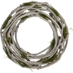 White Twig And Moss Wreath-Kirkland's Home Fashion