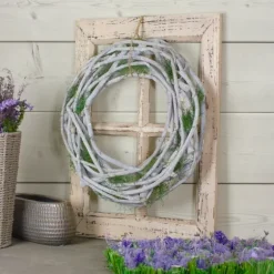 White Twig And Moss Wreath-Kirkland's Home Fashion