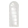 White Vintage Arched Windowpane Mirror-Kirkland's Home Outlet