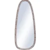 White Washed Abstract Shape Wall Mirror-Kirkland's Home Cheap