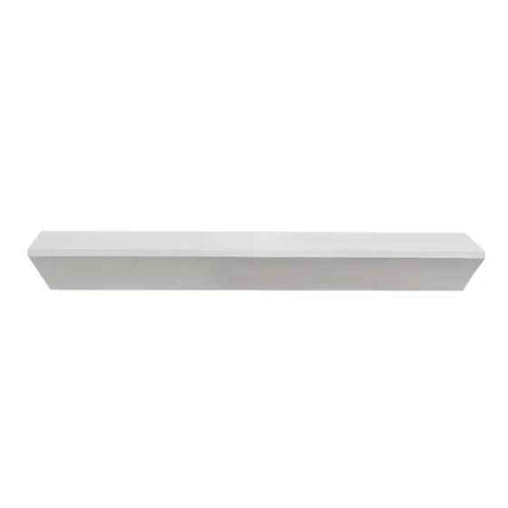 White Wedge Wood Large Floating Shelf-Kirkland's Home Flash Sale