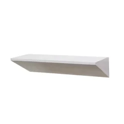 White Wedge Wood Small Floating Shelf-Kirkland's Home Clearance