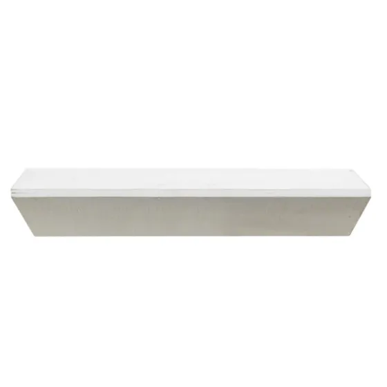 White Wedge Wood Small Floating Shelf-Kirkland's Home Clearance