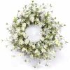 White Wild Daisies Wreath-Kirkland's Home Online