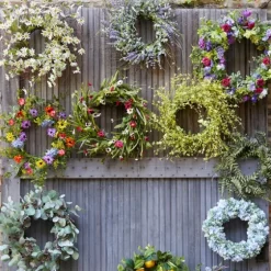 White Wild Daisies Wreath-Kirkland's Home Online
