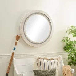 White Wood Aislinn Wall Mirror-Kirkland's Home Online