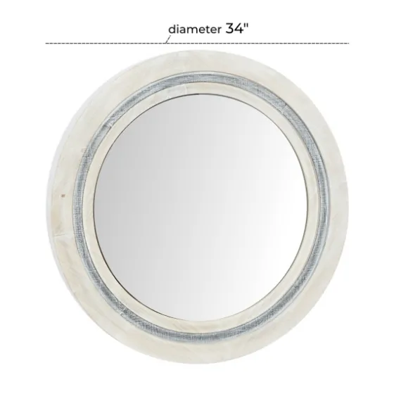 White Wood Aislinn Wall Mirror-Kirkland's Home Online