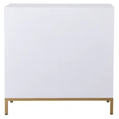 White Wood Basket Weave Cabinet-Kirkland's Home Flash Sale
