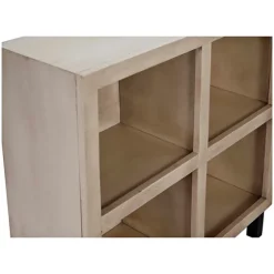 White Wood 4-Cubby Bookshelf-Kirkland's Home Flash Sale