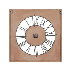 White Wood Farmhouse Square Wall Clock-Kirkland's Home Store