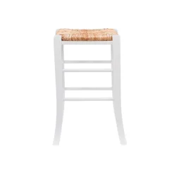 White Wood Grass Backless 2-Pc. Counter Stool Set-Kirkland's Home Clearance