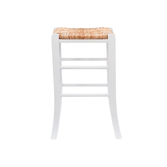 White Wood Grass Backless 2-Pc. Counter Stool Set-Kirkland's Home Clearance