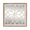 White Wood Lattice Overlay Mirror, 30X30 In.-Kirkland's Home Hot