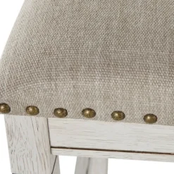 White Wood Linen 3-Pc. Usb Island And Stool Set-Kirkland's Home Outlet