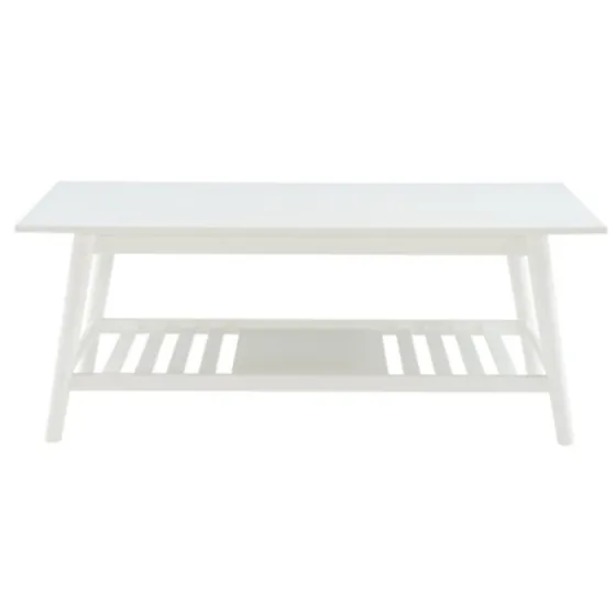 White Wood Midcentury Coffee Table-Kirkland's Home Cheap